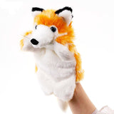 Animal Hand Puppet Cat Dolls Plush Hand Doll Early Education Learning Toys Children Marionetes Puppets for telling story Mart Lion Fox  