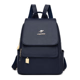 Designer Backpack Women Cow Leather Backpack Large Capacity School Bags for Girls Large Travel Backpack Mart Lion Blue  