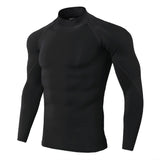 Gym Men's T-shirt Basketball Football Compression Shirt Men's Bodybuilding Tops Tee Tight Rashguard Short Sleeves Clothes Mart Lion TC-55 XL 