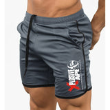 Summer Running Shorts Men's Sports Jogging Fitness Shorts Quick Dry Gym Shorts Sport gyms Pants Mart Lion gray M 