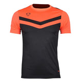 jeansian Men's Sport Tee Shirt T-Shirt Tops Gym Fitness Running Workout Football Short Sleeve Dry Fit LSL1052 Blue Mart Lion LSL146-Orange US S China