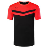 jeansian Men's Sport T-shirts Tops Running Gym Fitness Workout Football Short Sleeve Dry Fit Orange Mart Lion LSL146-Black US S China