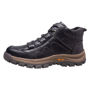 Leather Waterproof Non-Slip Soft And Safe Work Safety Shoes Men's Lightweight Breathable Boots