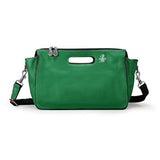 Orabird Casual Tote Bags for Ladies Soft Cow Leather Zipper Opening Large Capacity Crossbody Shopper Handbags Mart Lion Green (30cm<Max Length<50cm) 