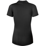 jeansian Style Women Casual Short Sleeve T-Shirt Floral Print Polo Golf Polos Tennis Badminton Black Mart Lion   