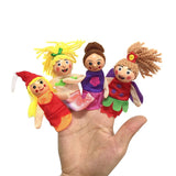 Finger Puppets Animals Dolls Family Educational Cartoon Mermaid Hand Stuffed Puppets Theater Plush Mart Lion   