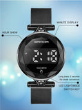 Women Smart Watches Touch Screen Digital Watch LED Display Waterproof Wristwatches Relogio Feminino Mart Lion   