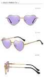 JackJad Brand Stylish Cool Cute Heart Shape Style Gradient Sunglasses Women ins Twisted Metal Design 8089 Mart Lion   