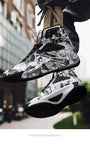 Autumn And Winter Graffiti Basketball Shoes Designer Hip-hop Sneakers Outdoor High top Trend Sports Mart Lion   