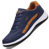 Men's Leather Shoes Sneakers Trend Casual Breathable Leisure Sneakers Non-slip Footwear Vulcanized Mart Lion   