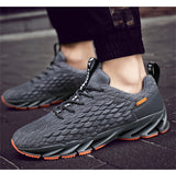 Outdoor Blade Running Shoes for Men's Comfort Cushioning Light Sport Couple Shoes Sneakers Athletic Trainers Mart Lion   