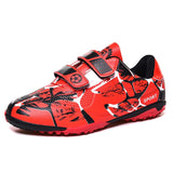 Outdoor Sneakers for Teens Blue Spike Football Shoes for Children Non-Slip Training SoccerKids Boys Botas Futbo Mart Lion Red 166 1 28 