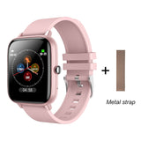 Smart Watch Men's Women Heart Rate Fitness Tracker Bracelet Watch Bluetooth Call Waterproof Sport Smartwatch For Android IOS Mart Lion add steel strap  
