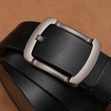 130 140 150 160 170cm Cow Leather Belt Cowboys Men's Genuine Leather Belts Luxury Designer Belts Strap Mart Lion   
