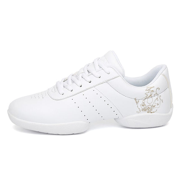 cheerleading shoes adult dance women white jazz Sports competitive aerobics fitness Mart Lion   