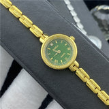 24K Thick Plated Adornment Alluvial Gold Watch Chain Is To Restore Ancient Ways Ms Temperament  gold Watch Quartz  Buckle Mart Lion SB2021102816-3  