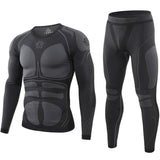 Winter Thermal Underwear Men's Long Johns Sets Outdoor Windproof Sports Fitness Clothes Military Style Underwear Sets Mart Lion   