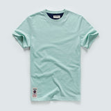 Men's T-shirt Cotton Solid Color t shirt Men's Causal O-neck Basic Male Classical Tops Mart Lion Green58 M 