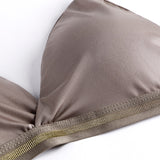 1set Women's Lingerie Bra Brief Sets Bralette Active Bras Seamless Wire Free Ice Silk Panties Underwear Mart Lion   