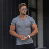 Men's Knitted Short Sleeve Polo Shirt Fitness Slim Fit Black Strips Polo T-shirt Male Brand Tees Tops Summer Gym Clothing Mart Lion - Mart Lion