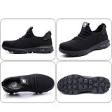 Make a large shoe size 50 Lightweight Work Shoes European Standard  Puncture-Resistant Sports Stylish Steel Toe Safety Shoes Mart Lion   