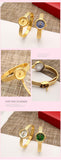 INS Small Gold Watch Ladies Watch Retro British Style Movement Wheat Ear Edge Mart Lion   