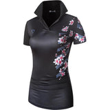 Jeansian Women Casual Designer Short Sleeve T-Shirt Golf Tennis Badminton Mart Lion   