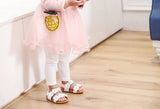 Summer Kids Sandals for Girls Baby Soft Leather Flowers Princess Shoes Children Beach Toddler Mart Lion   