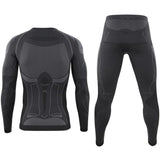 Winter Thermal Underwear Men's Long Johns Sets Outdoor Windproof Sports Fitness Clothes Military Style Underwear Sets