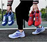 Red Women Badminton Shoes Sneakers Outdoor Anti Slip Men's Trainers Professional Sport Volleyball Mart Lion   