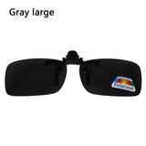 1 PC Unisex Clip-on Polarized Day Night Vision Flip-up Lens Driving Glasses UV400 Riding Sunglasses for Outside Mart Lion GYL  
