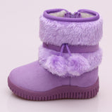 Girls Snow Boots Winter Thick Warm Kids Lobbing Ball Thick Children Autumn Cute Boys Princess Shoes Mart Lion Purple 21 