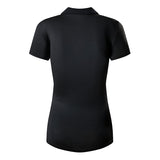 jeansian Women Casual Designer Short Sleeve T-Shirt Golf Tennis Badminton Black Mart Lion   