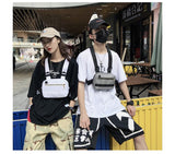  Chest Rig Men's Bag Casual Function Outdoor Style Chest Bag Small Tactical Vest Bags Streetwear For Male Waist Bags Kanye Mart Lion - Mart Lion