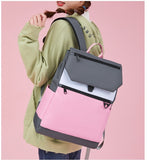  Backpack Men and Women Waterproof Student Schoolbag 15.6 Inch Computer Backpack Bags Travel Shoulder Mart Lion - Mart Lion
