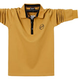 Men's Polo Shirt Leisure Embroidery Cotton Polo Shirt Men's Long Sleeve Large Batch Polo Shirt Luxury Tops Mart Lion   