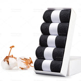 Men Cotton Socks Black Soft Breathable Summer Winter Mart Lion 5 Pairs Dark Grey China EU 38-44(US 6-10)