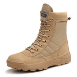 Winter Snow Military Flock Desert Boots Men's Tactical Combat Sneaker Work Safety Shoes Mart Lion Sand Flock SCJX05 40 