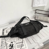  Casual Short Travel Bag Men's Crossbody Pouch Nylon Multi-Function Anti-Theft Messenger Bags Unisex Belt Waist Pack Phone Pouch Mart Lion - Mart Lion
