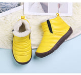 Winter Children Shoes Leather Waterproof Boots For Brand Girls Boys Rubber Sneakers Baby Snow Mart Lion   
