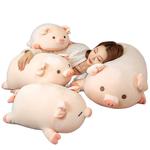 Cute Plush BOBO Pig Toy Pillow Kawaii Stuffed Animal Plush Soft Pillow Plush Toy Gift Home Decor Toy for Washable Gift For Kids Mart Lion   