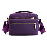 Designer Girls Shoulder Messenger Bag For Women Nylon Multi-Purpose Purse Crossbody Tote Handbag bolsos mujer de marca Mart Lion Purple  