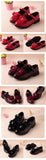 Girls Leather Shoes For Children Wedding Dress Princess School Kids Summer Bow-knot Black Student Sandals Korean Mart Lion   