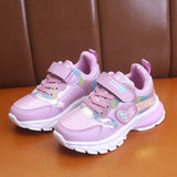 Girls sports shoes leather casual student running shoes girls travel Mart Lion   