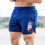 Summer Running Shorts Men's Sports Jogging Fitness Shorts Quick Dry Gym Shorts Sport gyms Pants Mart Lion blue M 