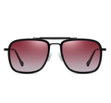 Classic Vintage Square HUCK Style TR90 Polarized Sunglasses With Hood Brand Design Oculos De Sol 3366 Mart Lion   