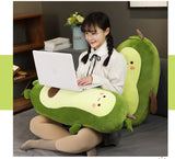 giant 80/100cm Cute Avocado Stuffed Plush Toy fat Filled Doll Cushion Pillow Child Girl Mart Lion   