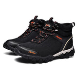 Men's Hiking Shoes Outdoor Sport Climbing Athletic Waterproof Trekking Mountain Boots Mart Lion Black -8804 38 China