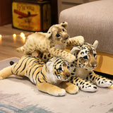  39/48/58cm Lovely Lion Tiger Leopard Plush Toys Cute Simulation Dolls Stuffed Soft Real Like Animal Toys Mart Lion - Mart Lion