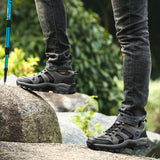 Men's Hiking Shoes Women Warm Fur Sneakers Lace Up Plush Summer Boys Walking Adult Outdoor Footwear Winter Mart Lion   